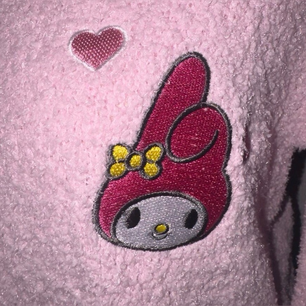 My melody by Sanrio pink fuzzy top hot topic women’s size small
